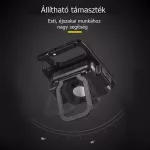 3in1 Mini újratölthető COB zseblámpa, kulcstartó, sörnyitó