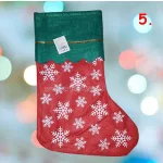 Filc karácsonyi Mikulás csizma 35cm-es
