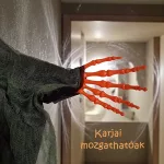 Felakasztható tök szellem, halloween dekoráció 100cm