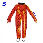 Katicabogár,  Miraculous Ladybug  jelmez  parókával, álarccal