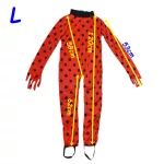 Katicabogár,  Miraculous Ladybug  jelmez  parókával, álarccal
