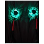 Hordozható, világító nyakventilátor, 360°-ban forgatható 