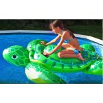 Óriás, felfújható, teknős matrac, úszó sziget 175x175cm