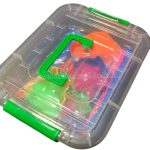 Felfújható homokozó tálca varázshomokkal, homokgyurma formákkal + ajándék homok 