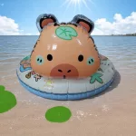 Capybara fejes, beülős úszógumi 