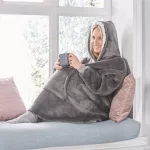 Huggle Hoodie nagyméretű pihe-puha takaró és pulóver egyben