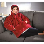 Huggle Hoodie nagyméretű pihe-puha takaró és pulóver egyben