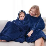 Huggle Hoodie nagyméretű pihe-puha takaró és pulóver egyben