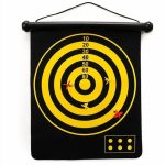 Mágneses, kétoldalas darts készlet