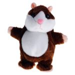 Interaktív beszélő és sétáló plüss hörcsög