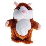 Interaktív beszélő és sétáló plüss hörcsög