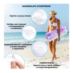 Vízen lebegő tollas függőágy, hálós matrac