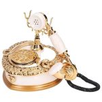 Vintage szív alakú retro telefon, zenedoboz ékszertartó