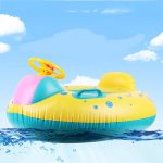 Felfújható beülős, baba, gyerek úszógumi , levehető napfénytetővel 