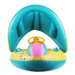 Felfújható beülős, baba, gyerek úszógumi , levehető napfénytetővel 