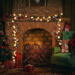 Karácsonyi fényfüzér, elemes, 2m