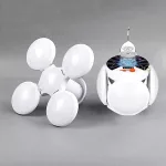 Összecsukható napelemes, LED kerti UFO lámpa, labda formájú
