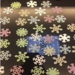 Fluoreszkáló színes hópehely