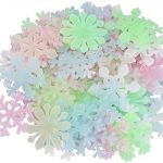 Fluoreszkáló színes hópehely