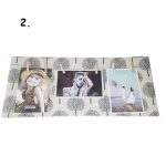 Zsinóros, csipeszes képkeret, fényképtartó 20x35cm 