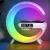 G63 mini RGB LED lámpa ébresztőórával,  Bluetooth zenelejátszó, vezeték nélküli telefontöltő