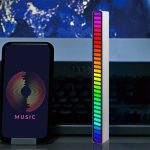 Ritmusra, zenére villogó RGB aktív led lámpa