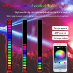 Ritmusra, zenére villogó RGB aktív led lámpa