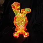 Tükör világító, LED nyuszi , 40cm Újdonság ! 
