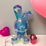 Tükör világító, LED nyuszi , 40cm Újdonság ! 