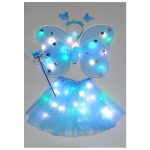 Pillangó, lepke, világító tündér jelmez 4db-os 