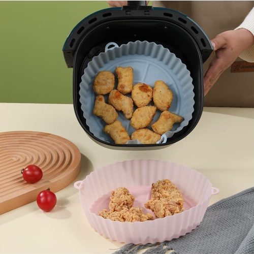 Szilikon sütőedény Air Fryer , sütőforma meleglevegős fritőzhöz, sütéshez