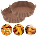 Szilikon sütőedény Air Fryer , sütőforma meleglevegős fritőzhöz, sütéshez