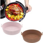 Szilikon sütőedény Air Fryer , sütőforma meleglevegős fritőzhöz, sütéshez