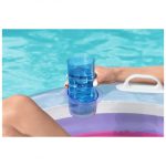 Dupla, kétszemélyes, csillámos, felfújható rainbow úszógumi , fotel 