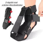 Plantar Fasciitis éjszakai sín, állítható boka merevítő, lábfej feszítő talpi bőnye és bokasüllyedés ellen 
