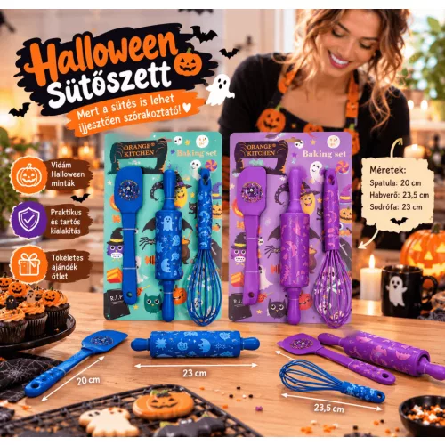 Halloween konyhai sütőkészlet 