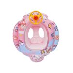 Beülős, gyerek úszógumi sellő vagy dínó mintával, kormánnyal, dudával