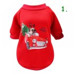 Karácsonyi mintás kutyapulóver, kutyaruha 