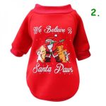 Karácsonyi mintás kutyapulóver, kutyaruha 