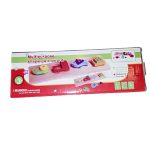 Fa kézségfejlesztő, fűző, szín, forma, szám , formabeillesztő 