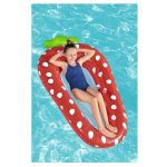 Eper mintás, felfújható, hálós matrac 178x103 cm 