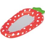 Eper mintás, felfújható, hálós matrac 178x103 cm 