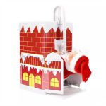 Kéménybe mászó, zenélő Mikulás