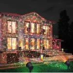 Garden laser light, kerti LED lézer projector, mozgó lézerfény kül- és beltérre 