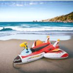 Intex, felfújható, lovagló repülő beépített vízipisztollyal 