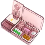 3in1 gyógyszertartó, porító, tabletta vágó, vitamin adagoló