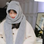 Cuki, Maci füles 2 az 1-ben sapka sál egyben 