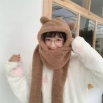 Cuki, Maci füles 2 az 1-ben sapka sál egyben 