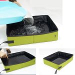 Hordozható, összehajtható, vízálló alomtálca 