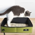 Hordozható, összehajtható, vízálló alomtálca 